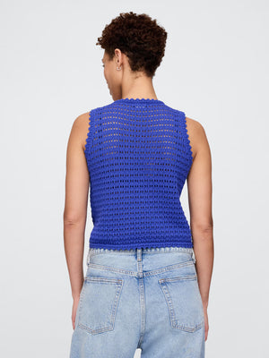 Elegant sleeveless chiffon top