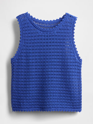 Elegant sleeveless chiffon top