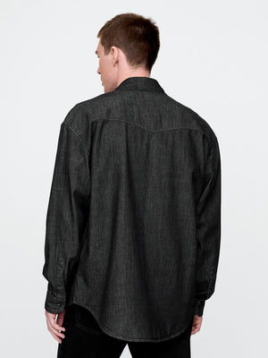 Classic denim western shirt