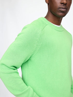 Formal crew neck cashmere sweater