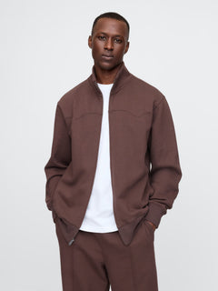 Heavyweight track jacket