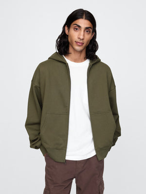 Heavyweight zip hoodie
