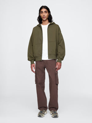 Heavyweight zip hoodie