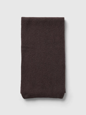 Knit winter scarf