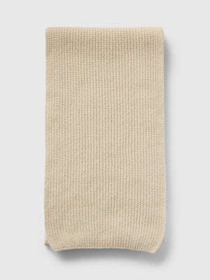 Knit winter scarf