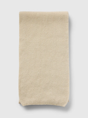 Knit winter scarf