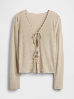 Linen casual tunic top