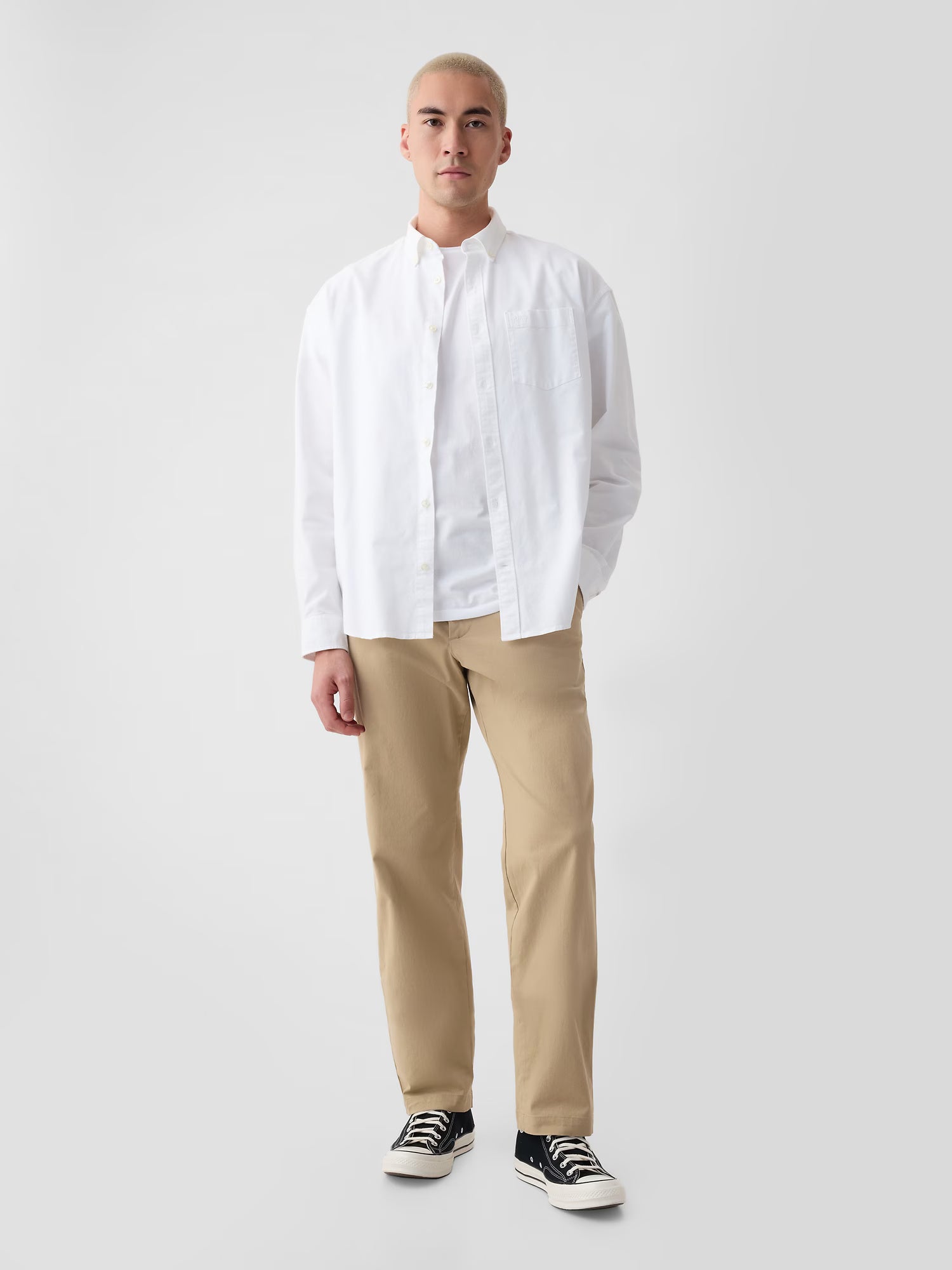 Modern khakis in relaxed fit