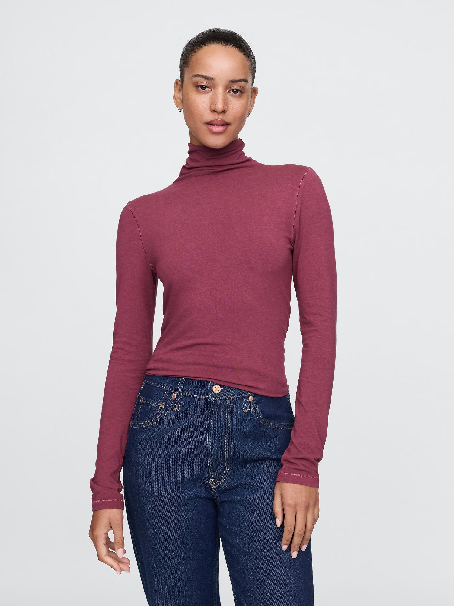 Minimalist turtleneck sweater