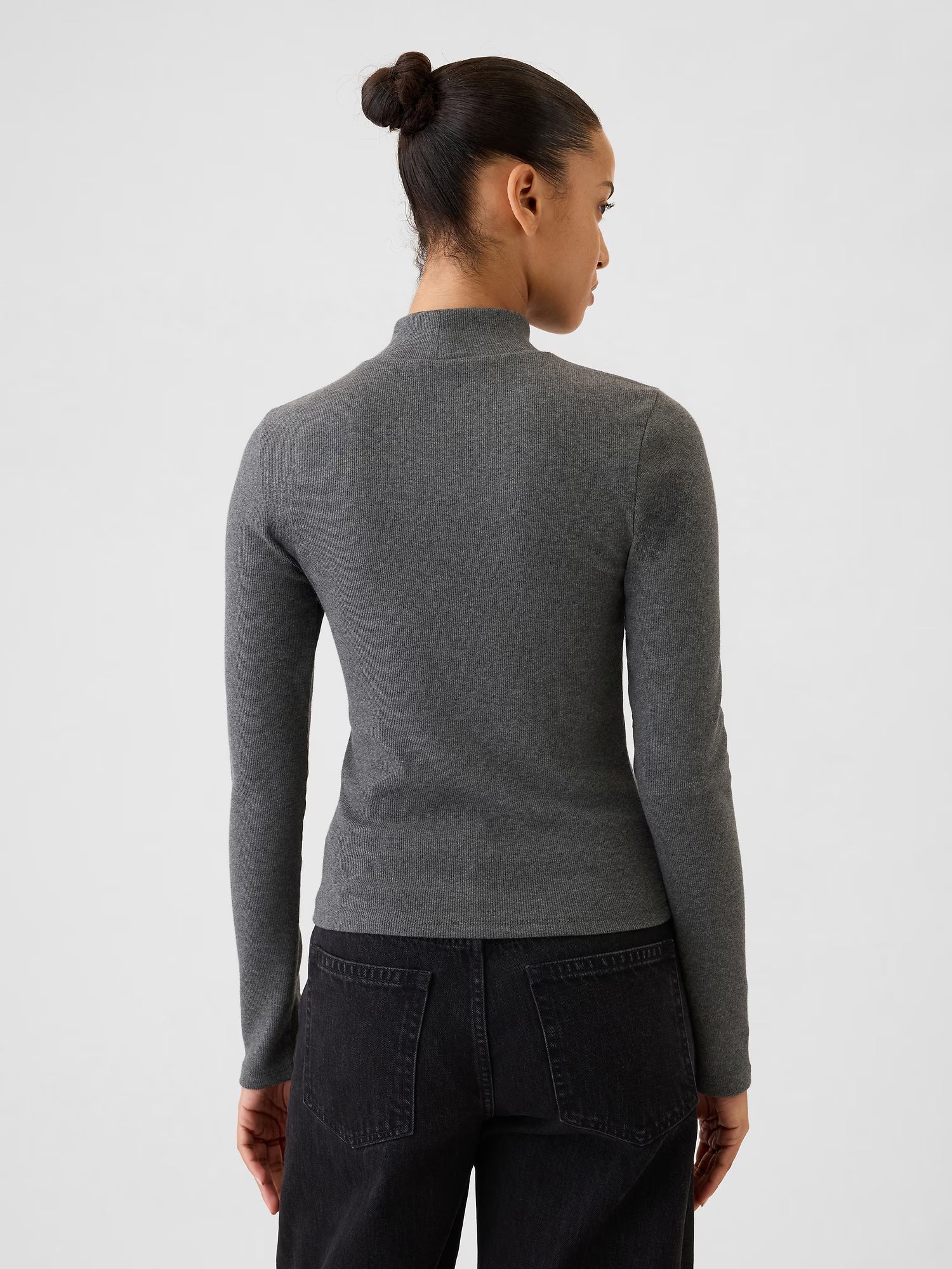 Mock neck sweater