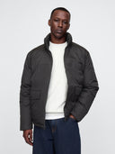 Modern hooded parka jacket