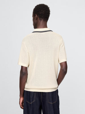 Modern short sleeve polo shirt
