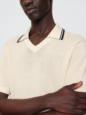 Modern short sleeve polo shirt