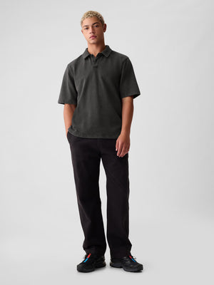Slim-fit stretch polo