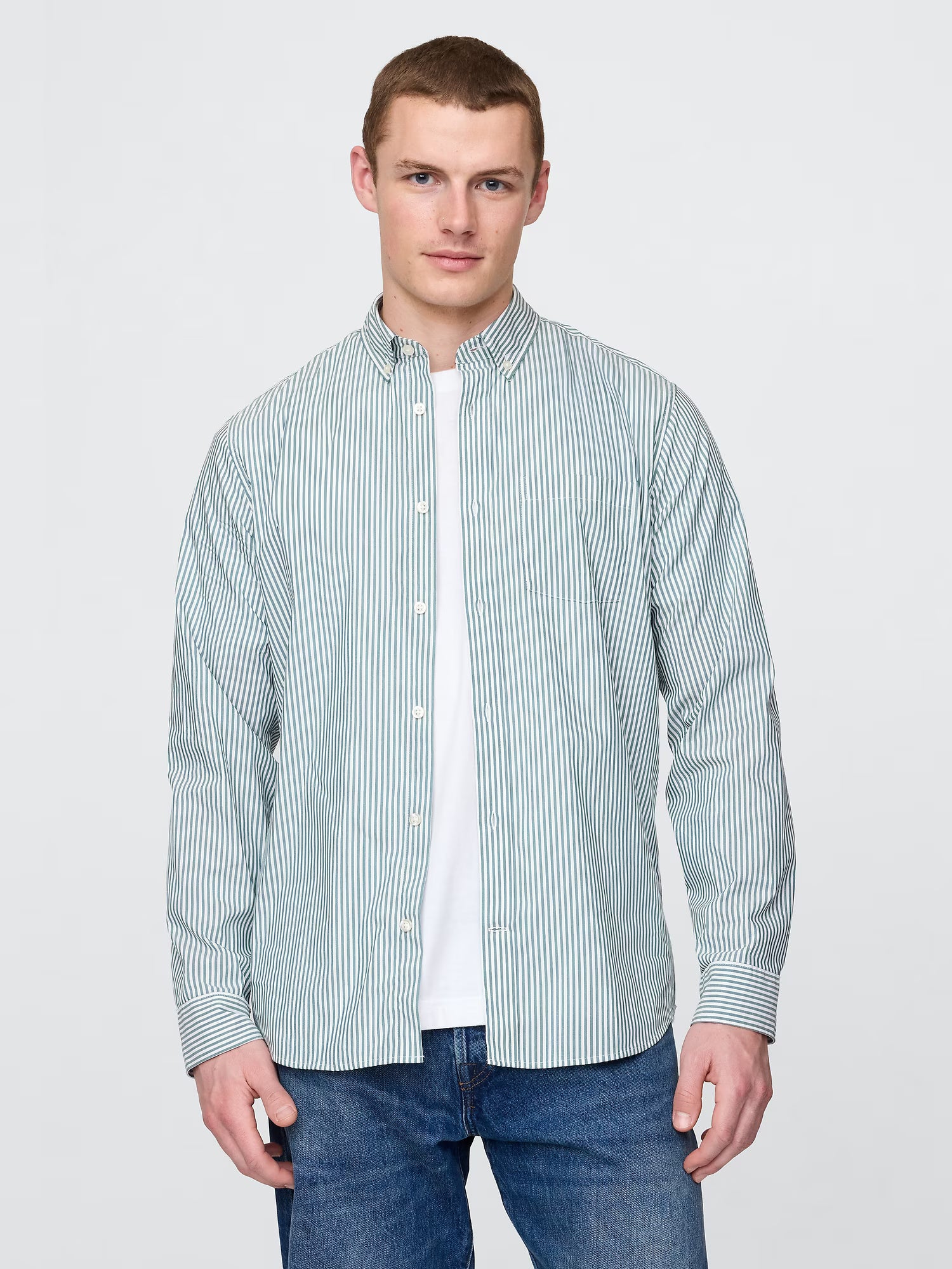 Poplin shirt in classic fit
