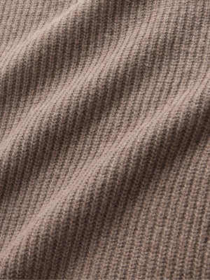 Softblend ribbed turtleneck sweater - Holiday brown