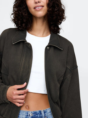 Terry bomber jacket
