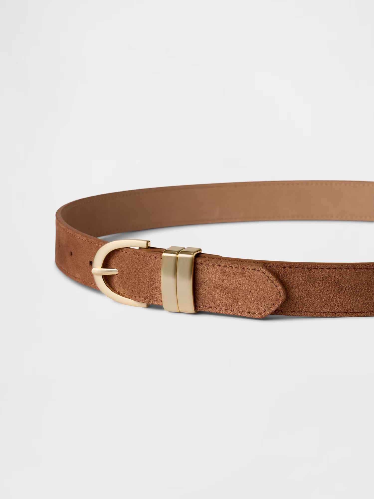 Vegan suede belt
