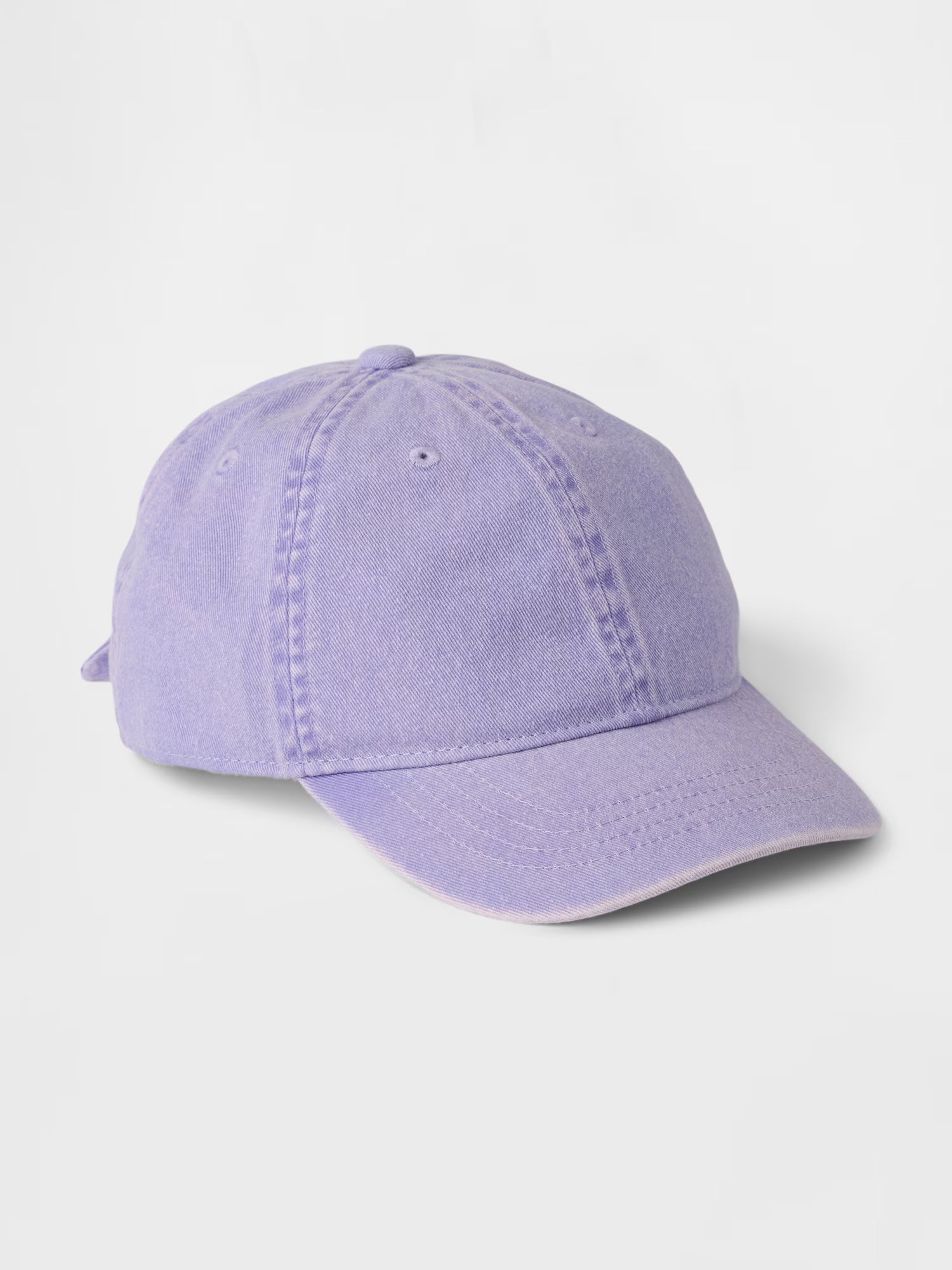 Washed cotton baseball cap