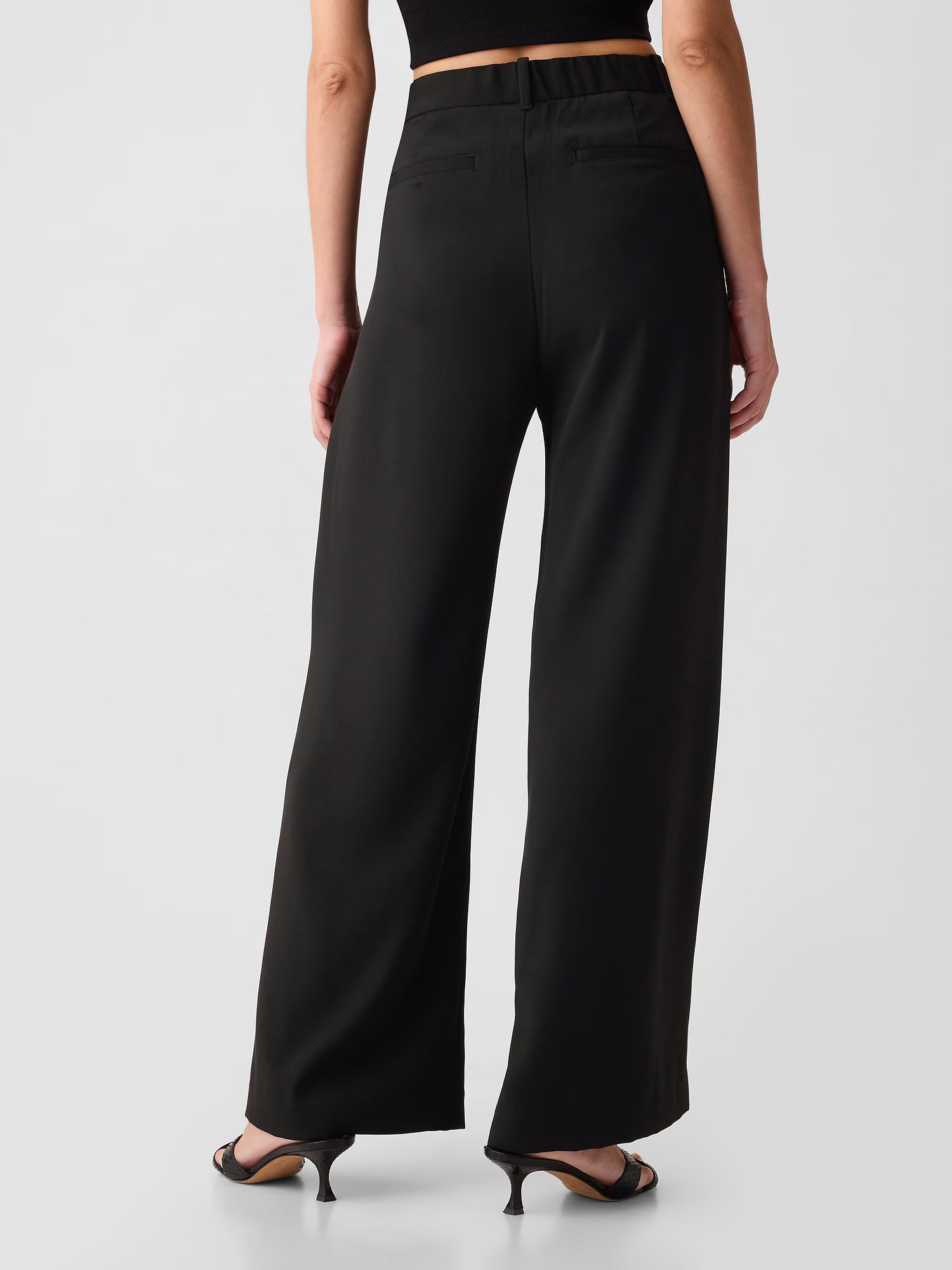 365 high rise pleated trousers