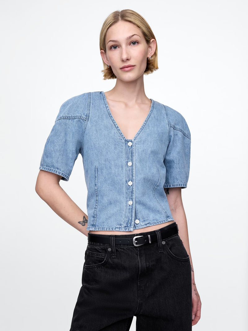 Elegant asymmetrical top