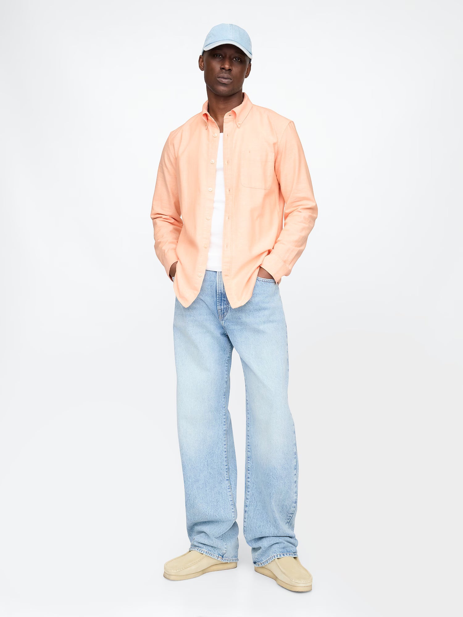 Casual denim western shirt