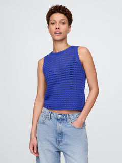 Elegant sleeveless chiffon top