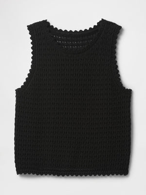 Elegant sleeveless chiffon top