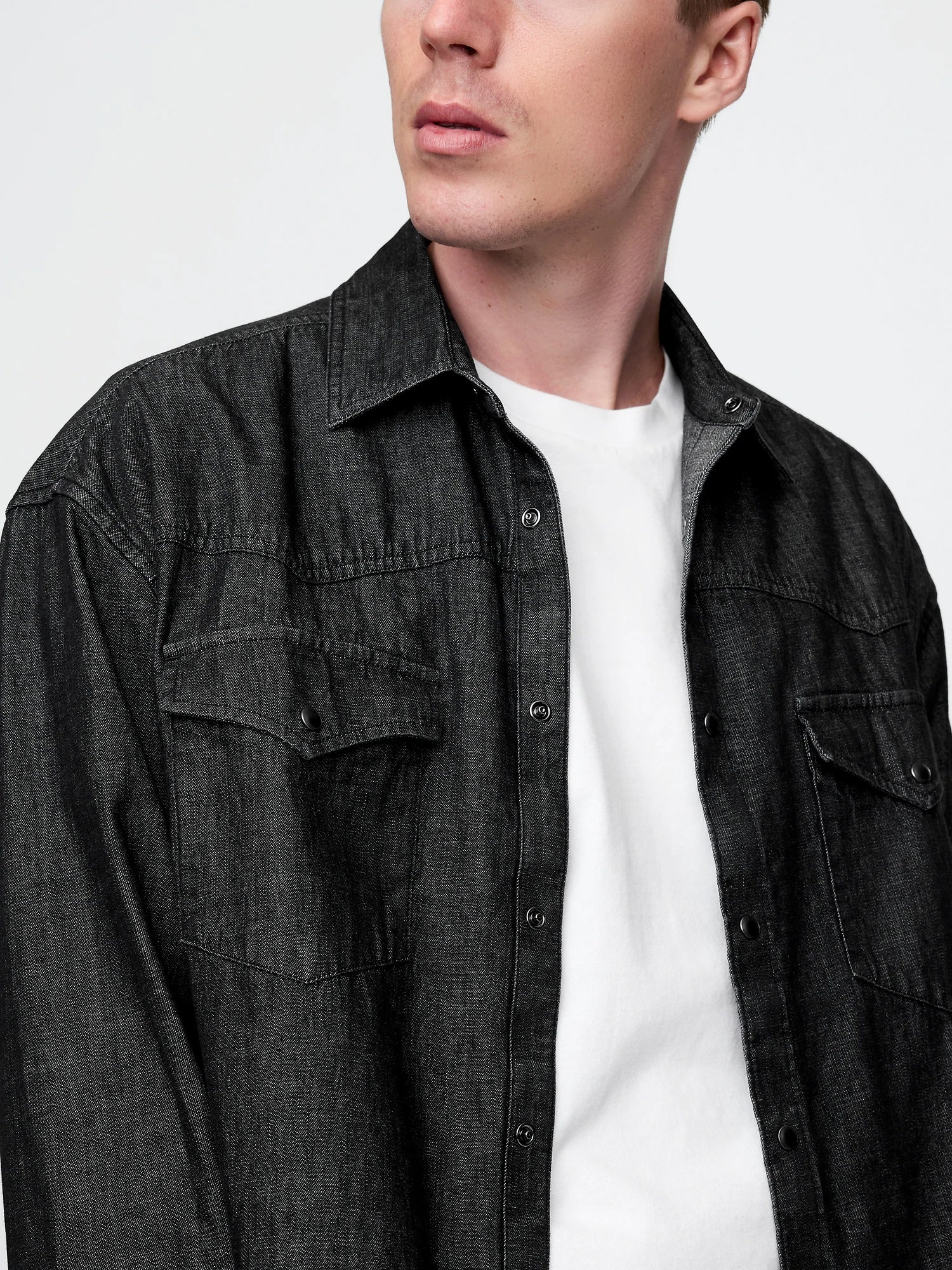 Classic denim western shirt