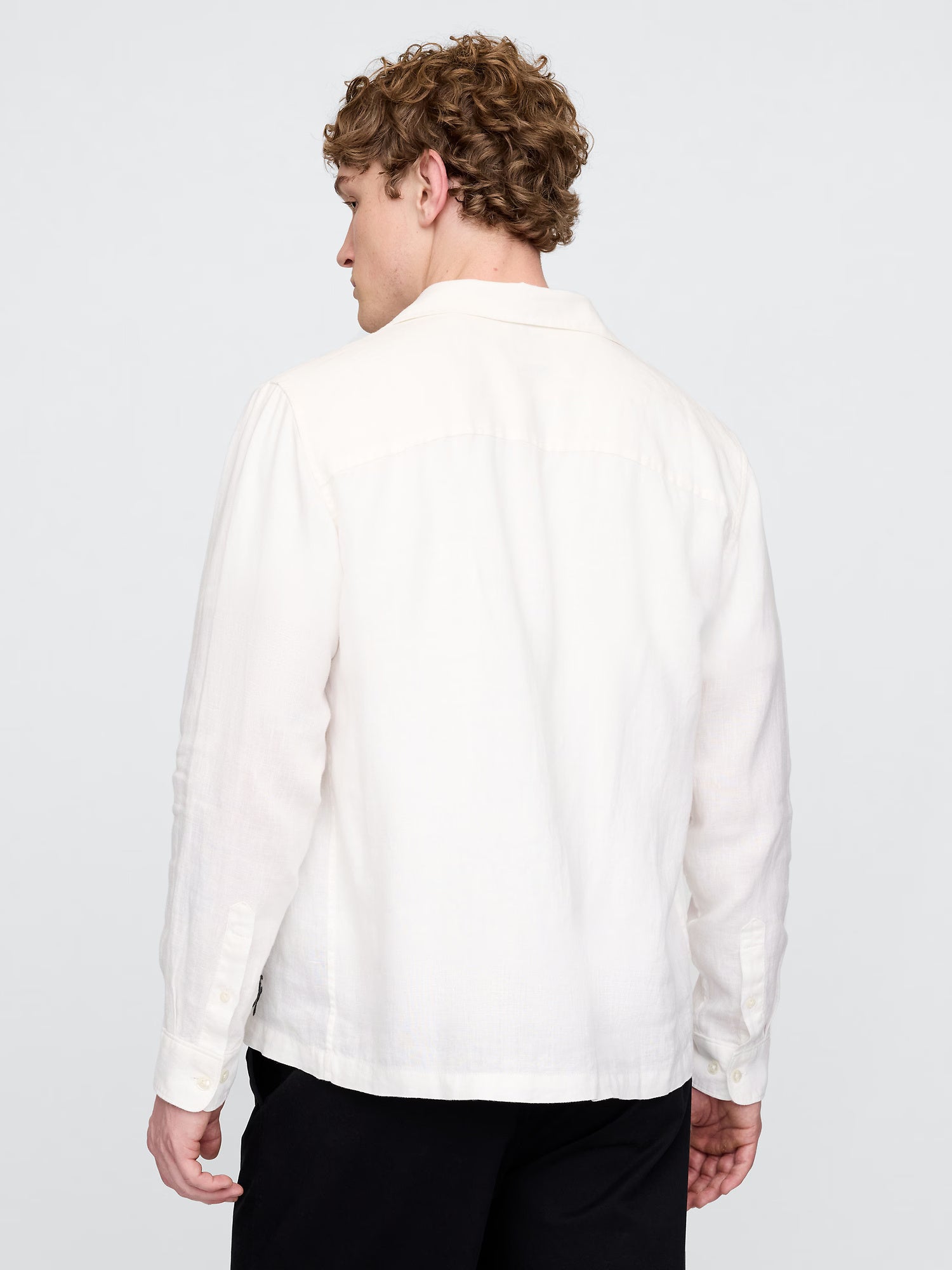 Classic oversized linen shirt