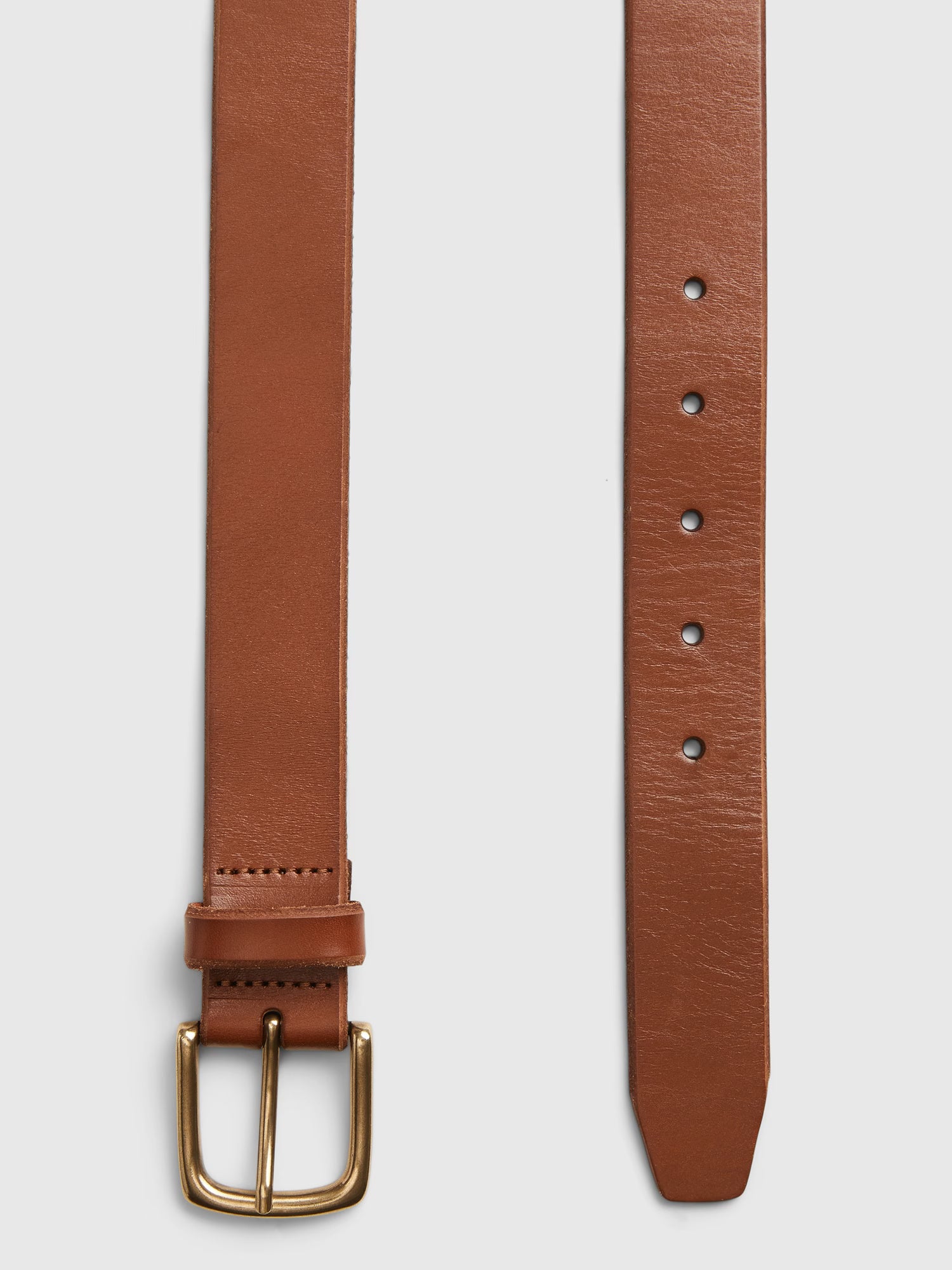 Classic tan leather belt