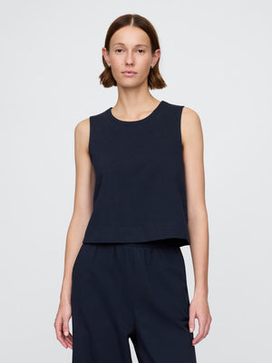 Denim athletic performance tank