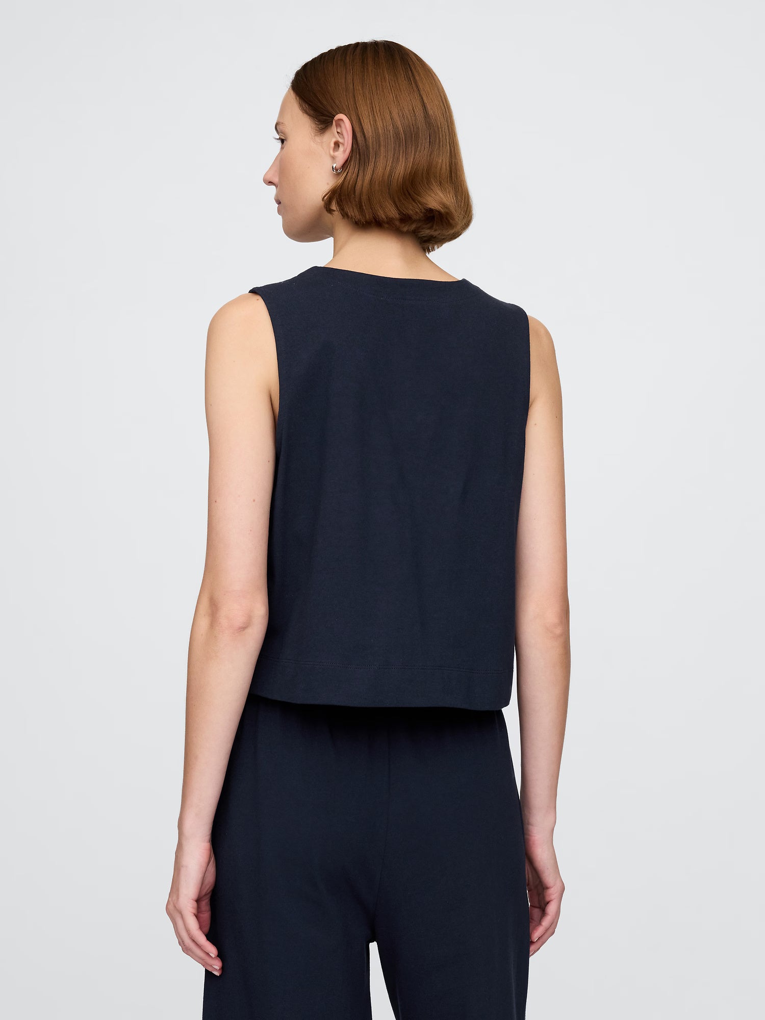 Denim athletic performance tank