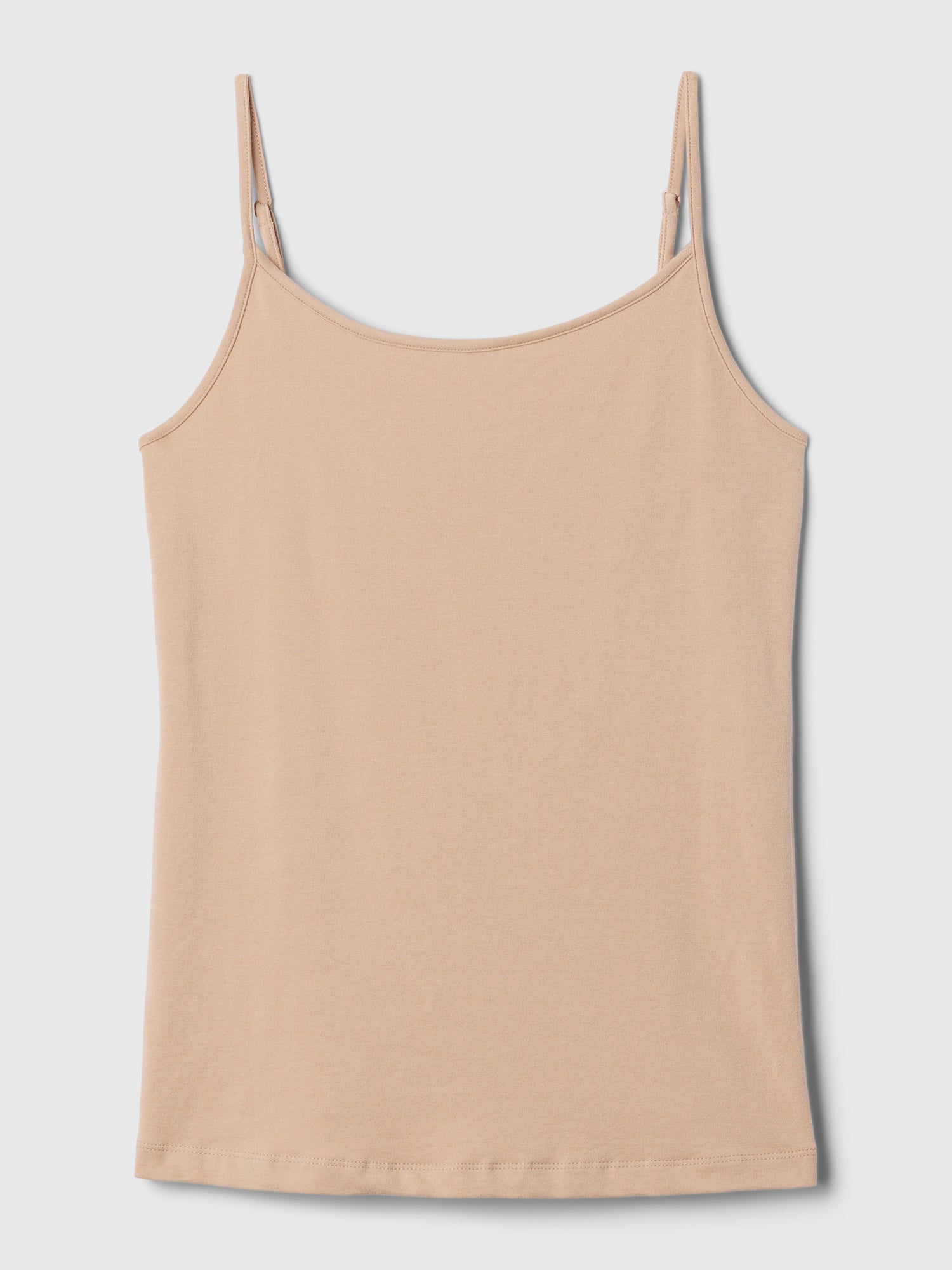 Denim slim fit tank top