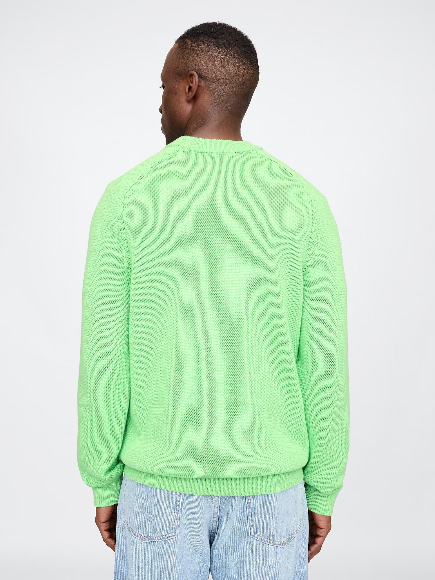 Formal crew neck cashmere sweater