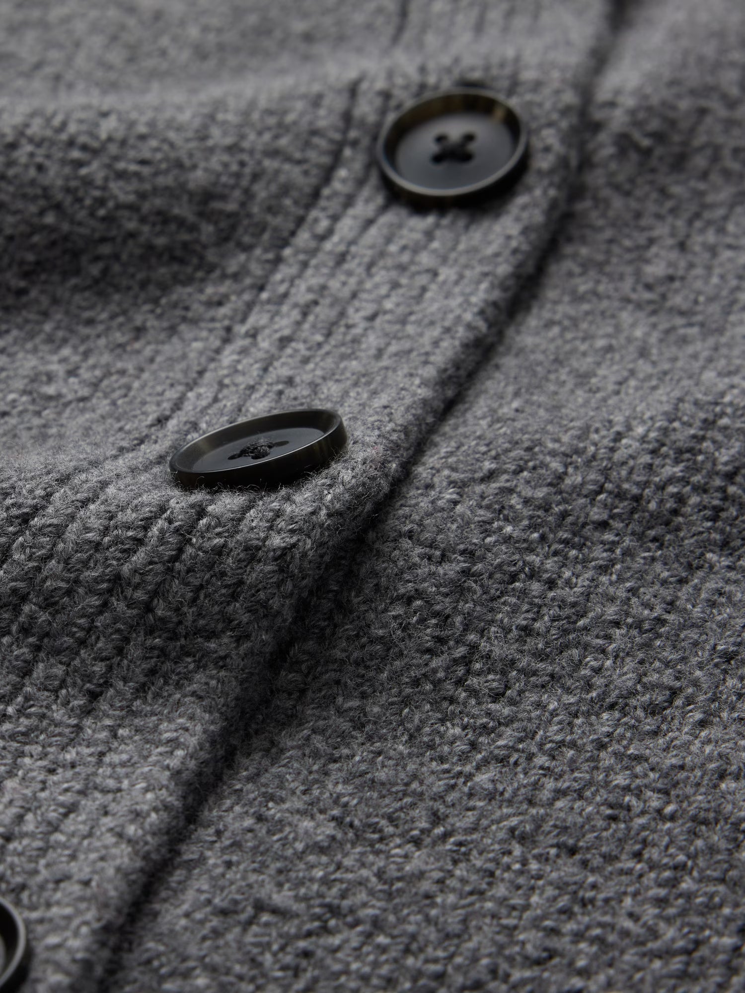 Gray denim sweater vest