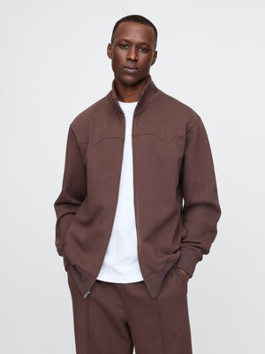 Heavyweight track jacket