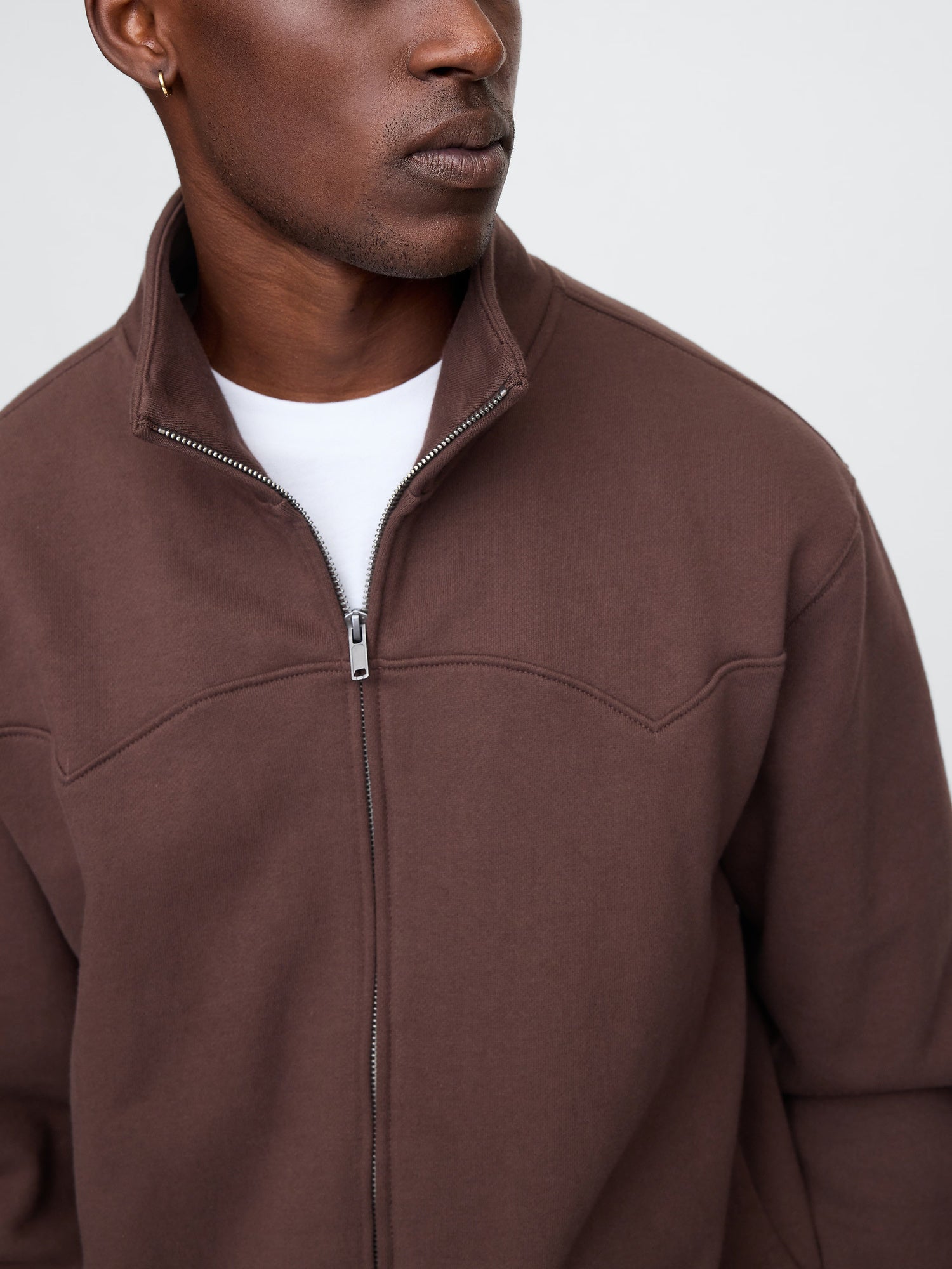 Heavyweight track jacket