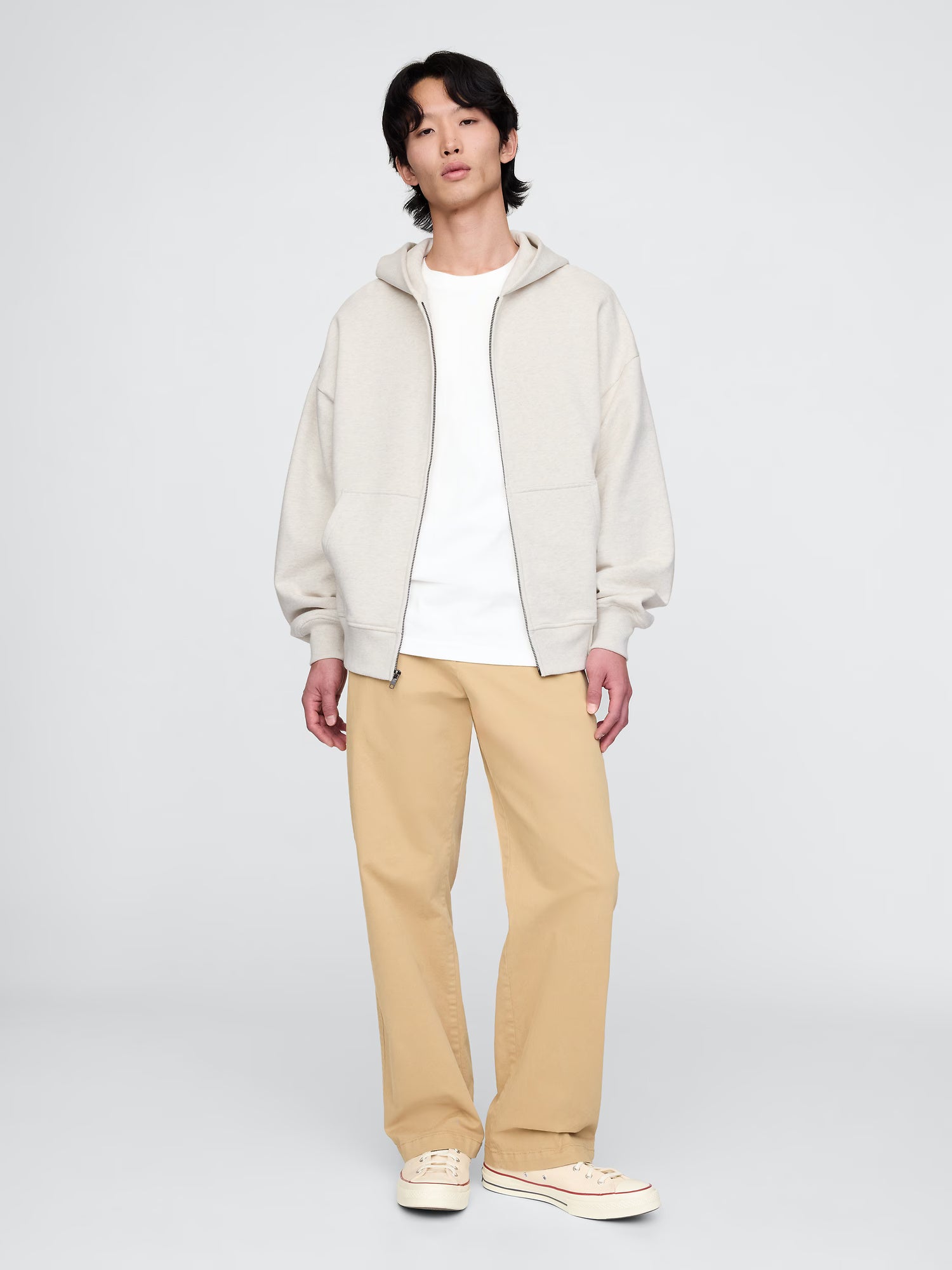 Heavyweight zip hoodie