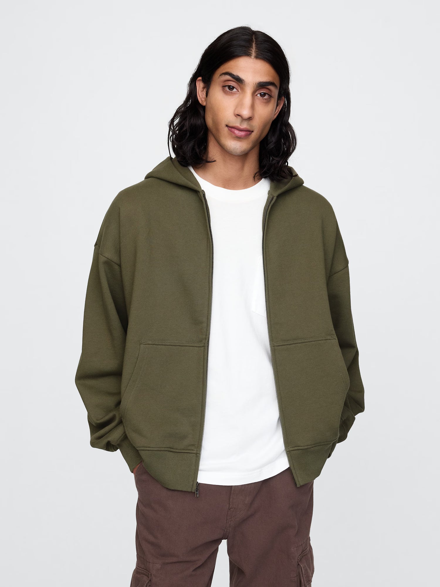 Heavyweight zip hoodie