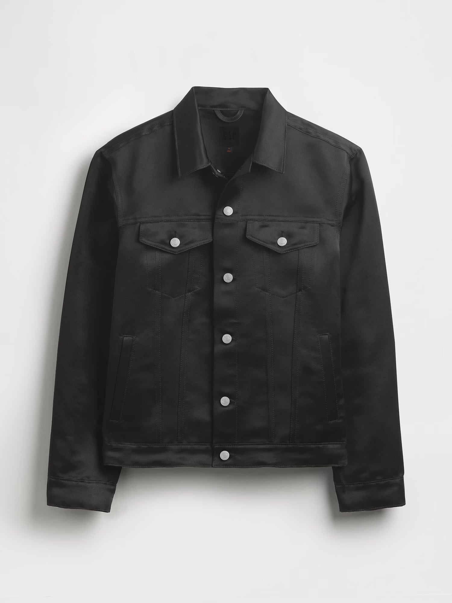 Black denim jacket