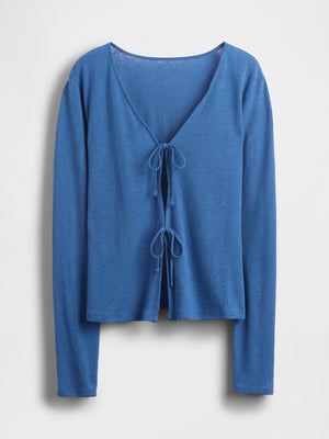 Linen casual tunic top