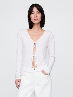 Linen casual tunic top