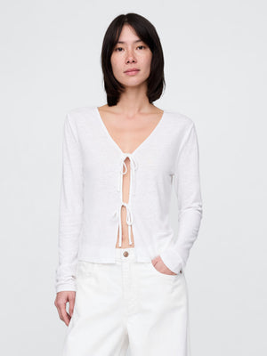 Linen casual tunic top