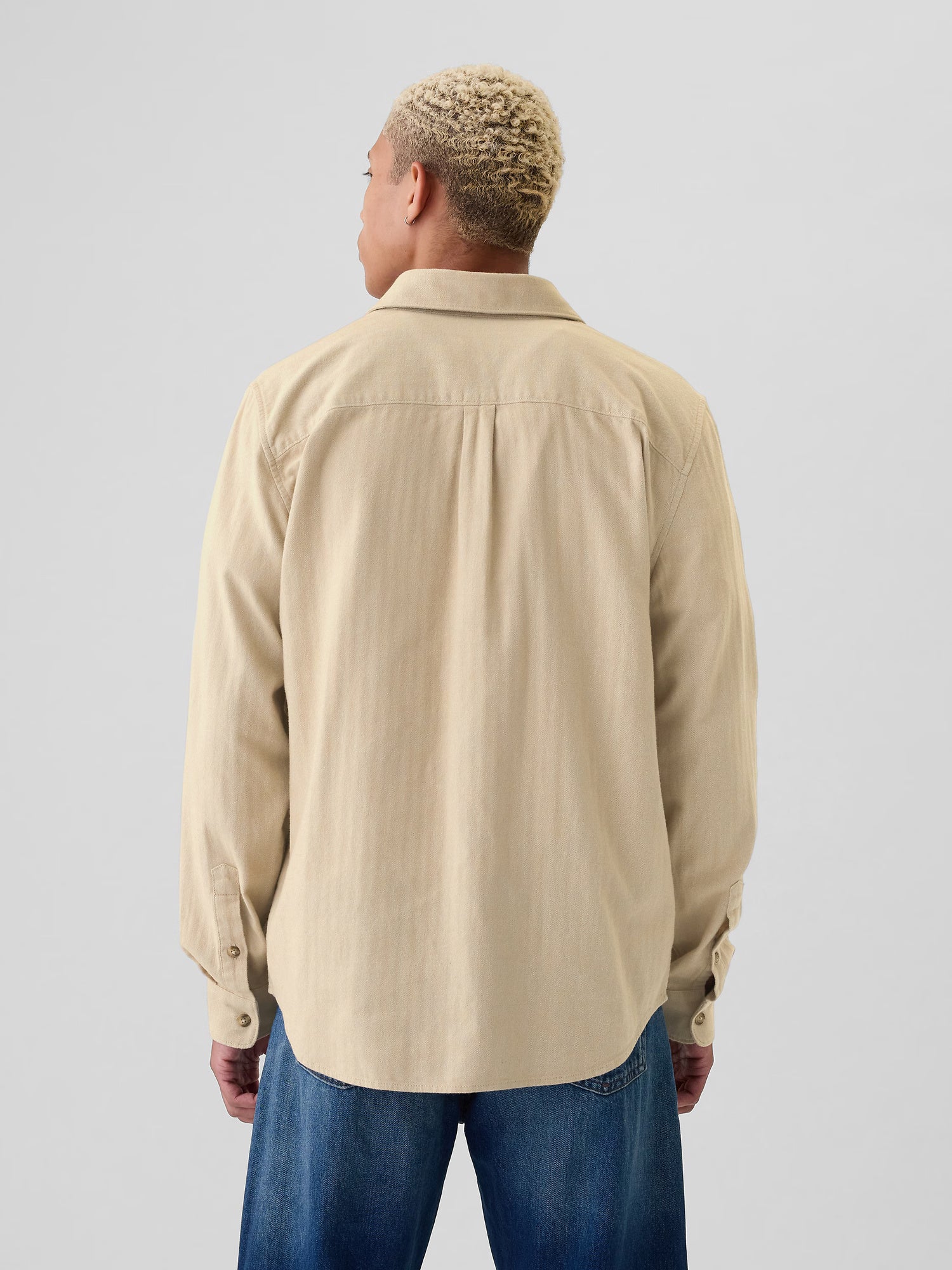 Luxury flannel check shirt