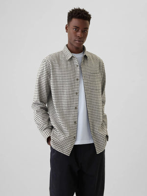Luxury flannel check shirt