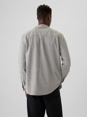 Luxury flannel check shirt