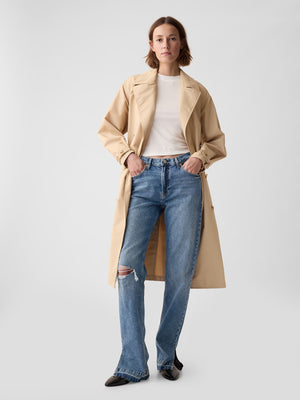 Mid rise '90s loose jeans
