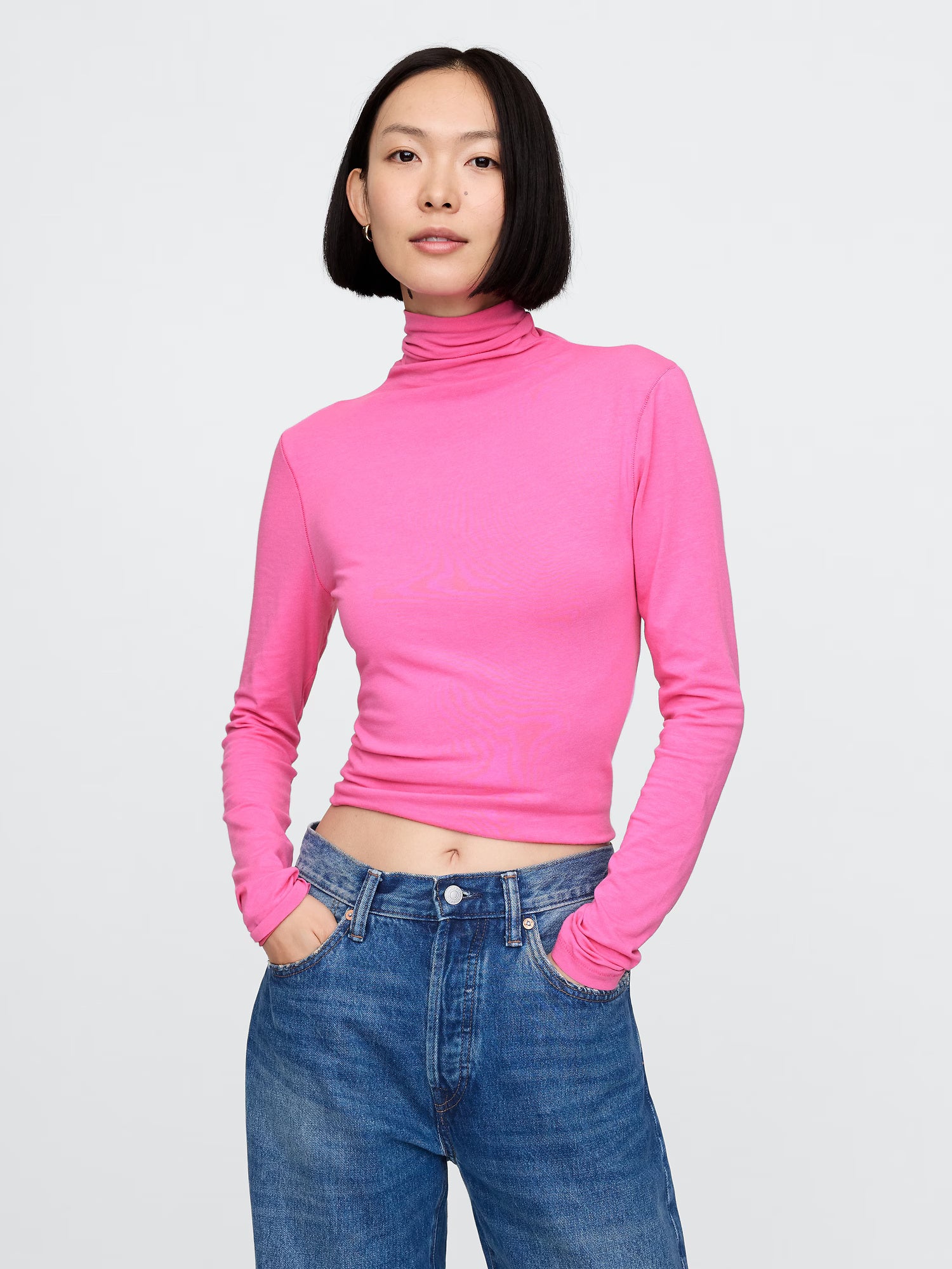 Minimalist turtleneck sweater