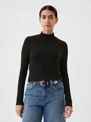 Mock neck sweater